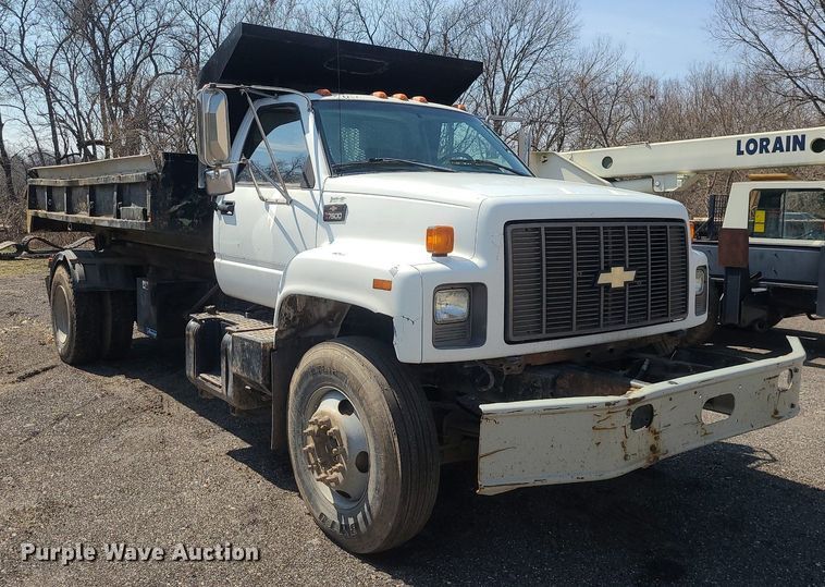 image for item MX9554 1998 Chevrolet C7500  dump truck