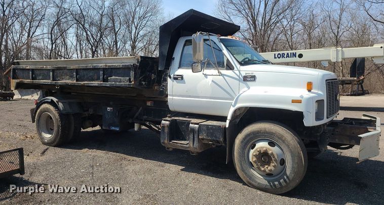 image for item MX9554 1998 Chevrolet C7500  dump truck