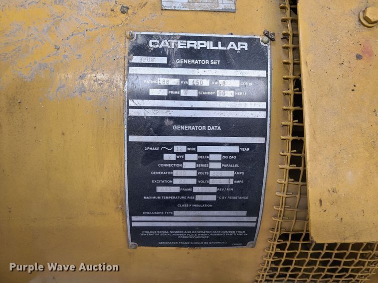 image for item MX9557 Caterpillar SR4  generator