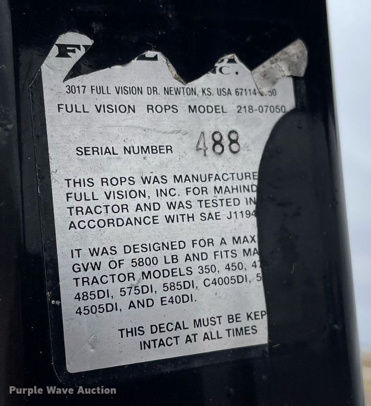 image for item MY9227 Mahindra 5005DI  tractor