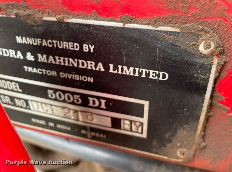 image for item MY9227 Mahindra 5005DI  tractor