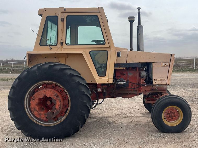 image for item MY9229 1973 Case 870 Agri-King  tractor