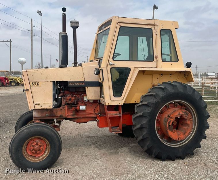image for item MY9229 1973 Case 870 Agri-King  tractor