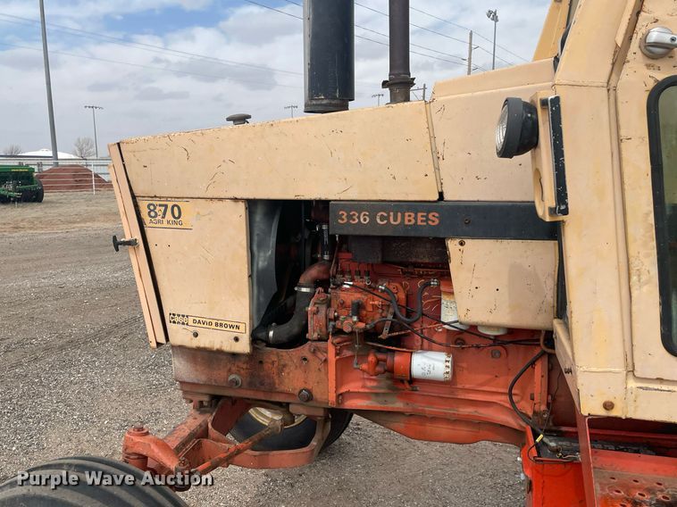 image for item MY9229 1973 Case 870 Agri-King  tractor