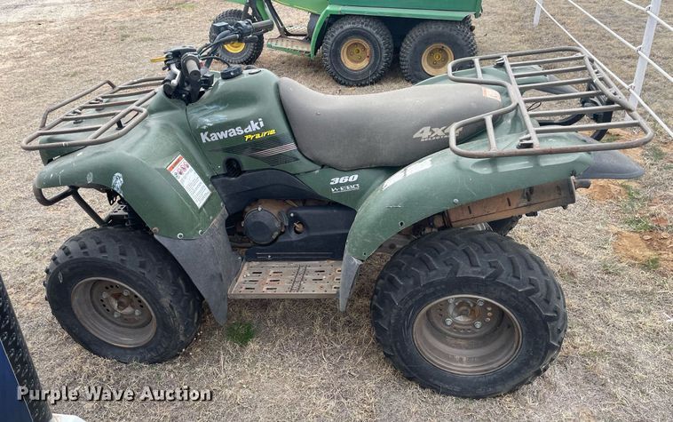 image for item MY9231 2004 Kawasaki Prairie 360  ATV