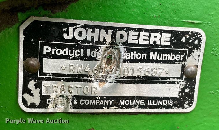 image for item MY9235 1988 John Deere 4650  tractor