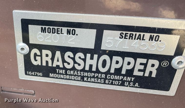 image for item MY9237 Grasshopper 620T2  ZTR lawn mower