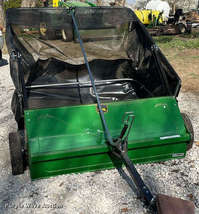 image for item MY9239 John Deere  lawn sweeper