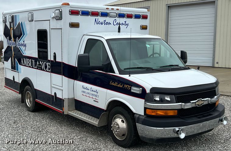 image for item MY9545 2013 Chevrolet Express G3500  ambulance