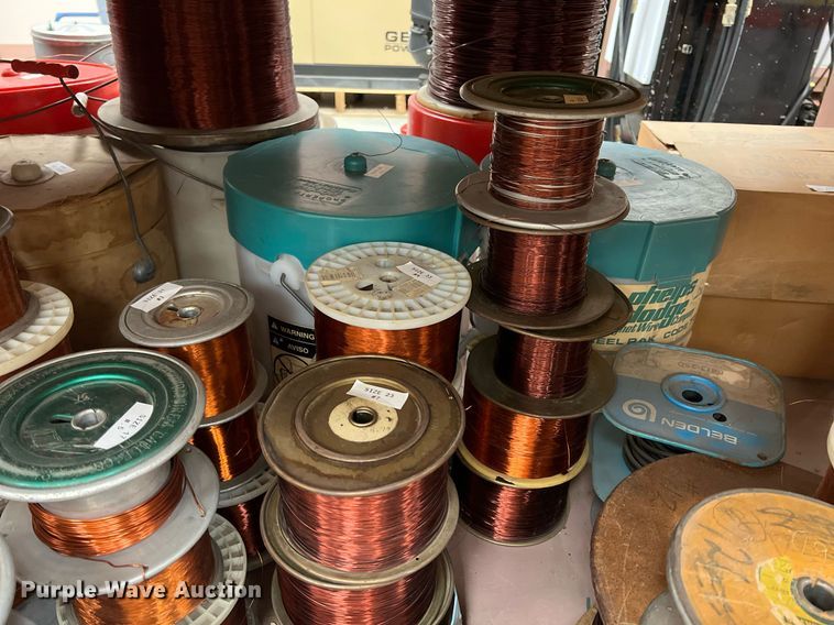 image for item MY9692 Approximately 2 tons of copper wire