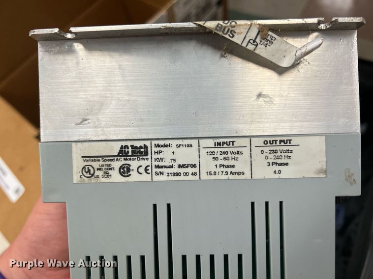 image for item MY9698 (5) variable frequency drives
