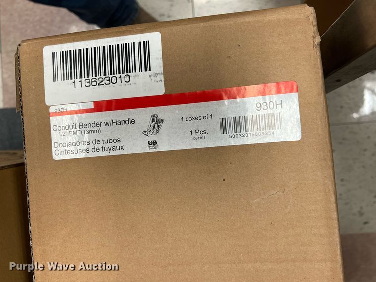 image for item MY9704 Approximately 39 conduit benders