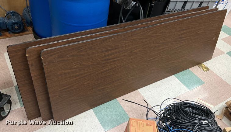 image for item MY9705 (3) 8' L tables