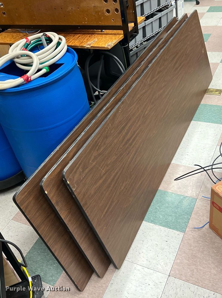 image for item MY9705 (3) 8' L tables