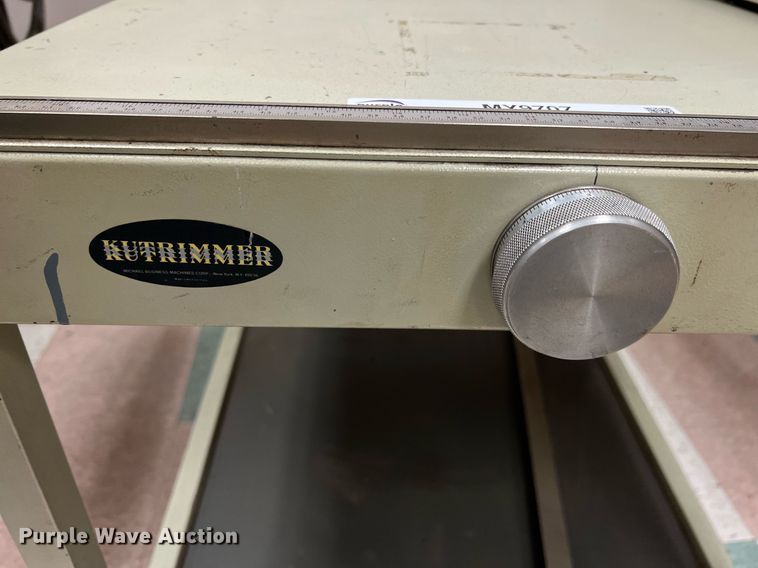 image for item MY9707 paper cutter