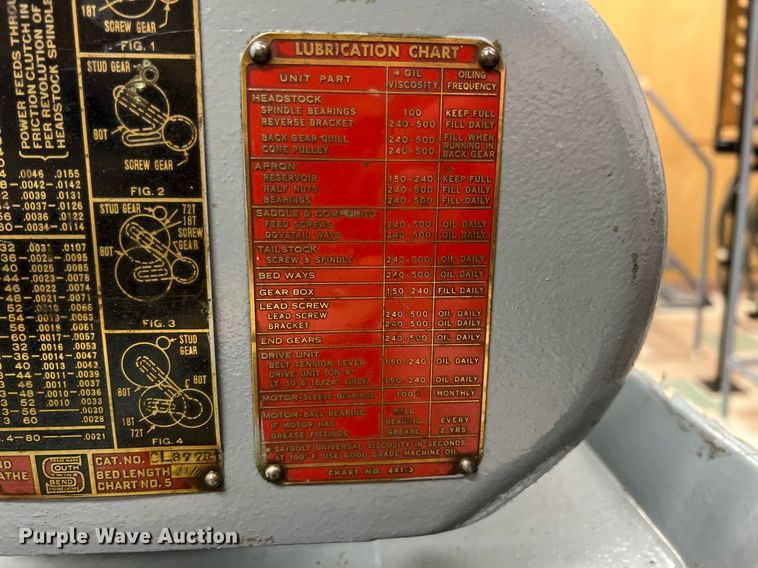 image for item MY9709 South Bend  brake lathe