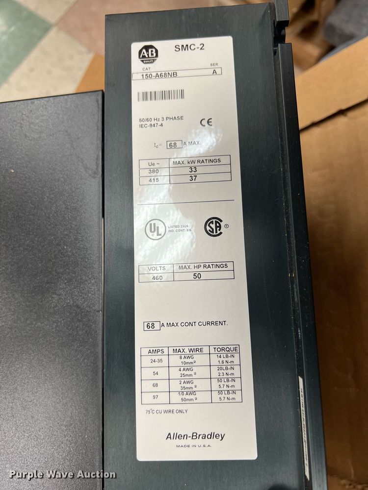 image for item MY9712 Allen Bradley SMC-2  smart motor controller