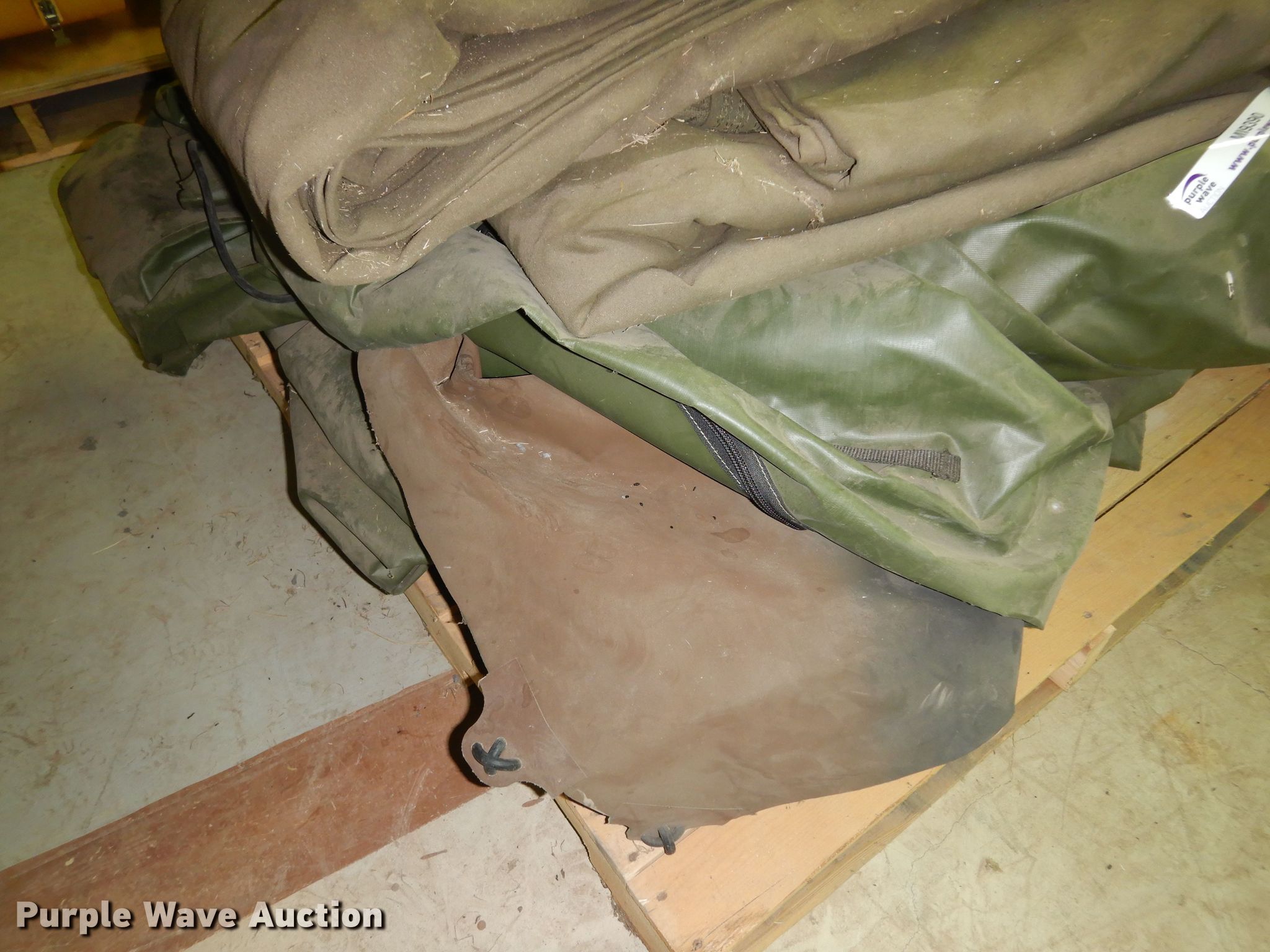 (4) tarps in Salina, KS Item MI9390 sold Purple Wave