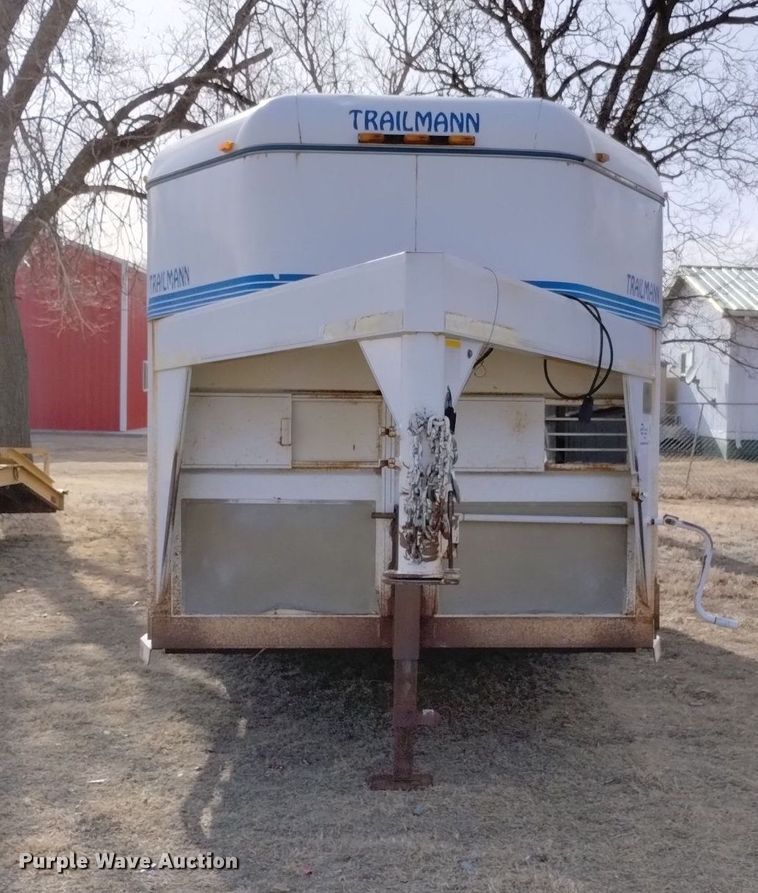 image for item DN6354 1999 Trailmann  livestock trailer