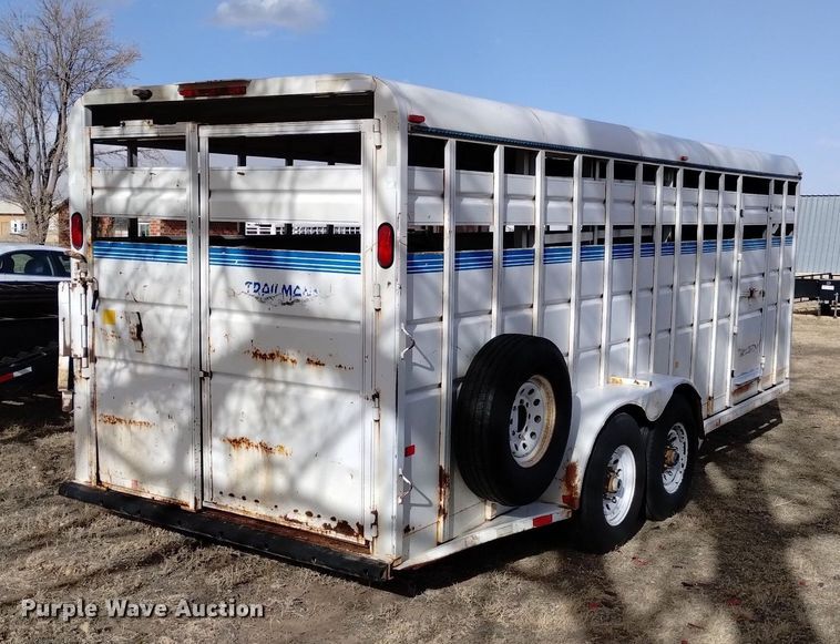 image for item DN6354 1999 Trailmann  livestock trailer
