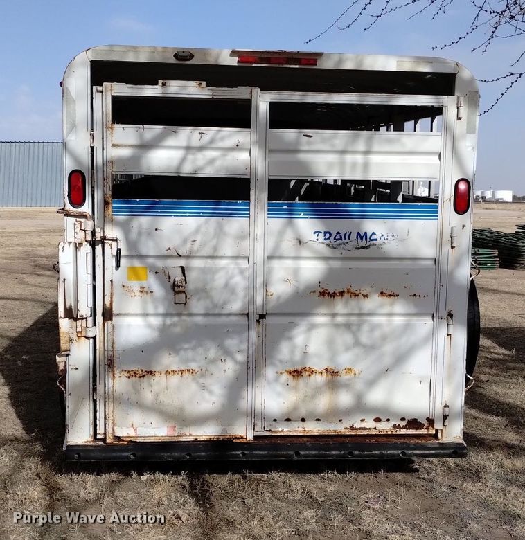 image for item DN6354 1999 Trailmann  livestock trailer