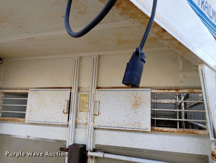 image for item DN6354 1999 Trailmann  livestock trailer