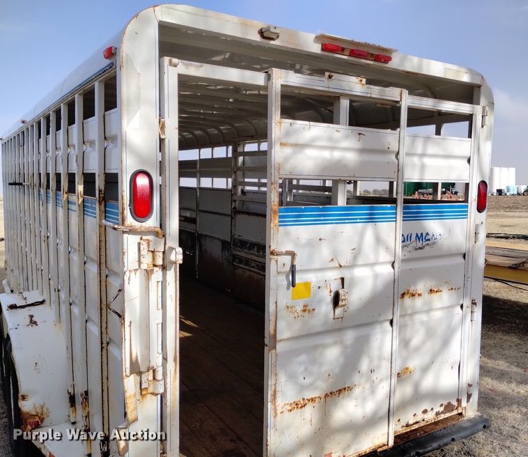 image for item DN6354 1999 Trailmann  livestock trailer