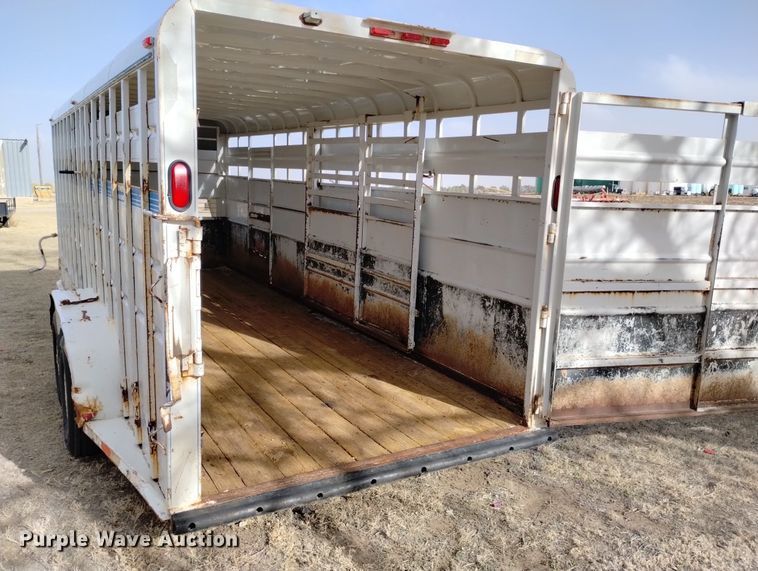 image for item DN6354 1999 Trailmann  livestock trailer