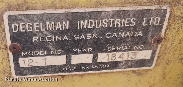 image for item DQ0455 Degelman  tractor dozer blade