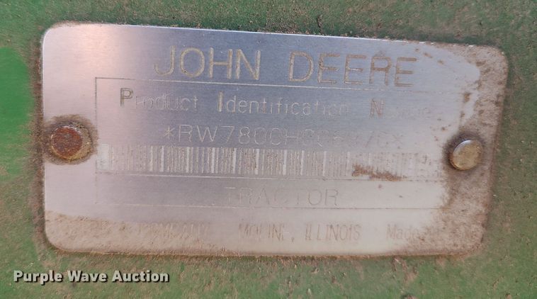 image for item DQ0463 1994 John Deere 7800  MFWD tractor