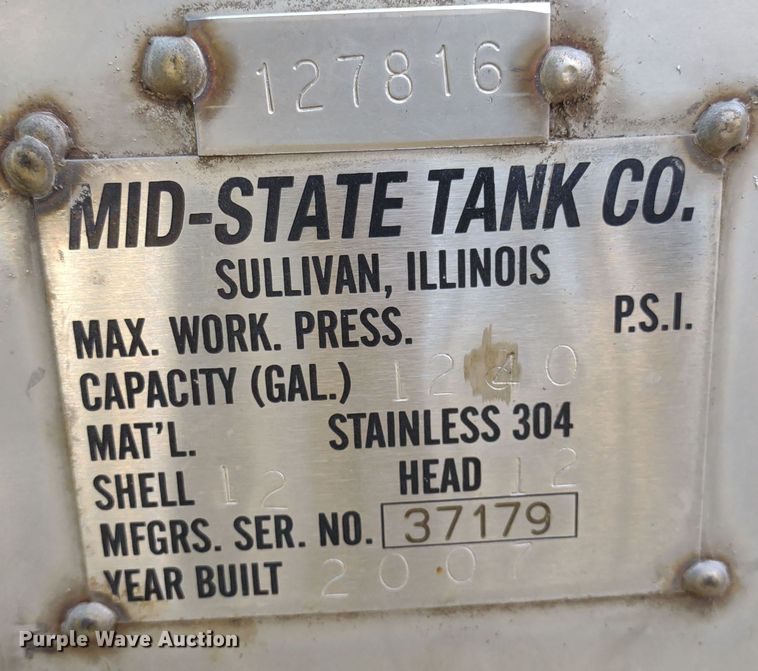 image for item DQ1590 2008 AGCO RoGator 1286C  sprayer