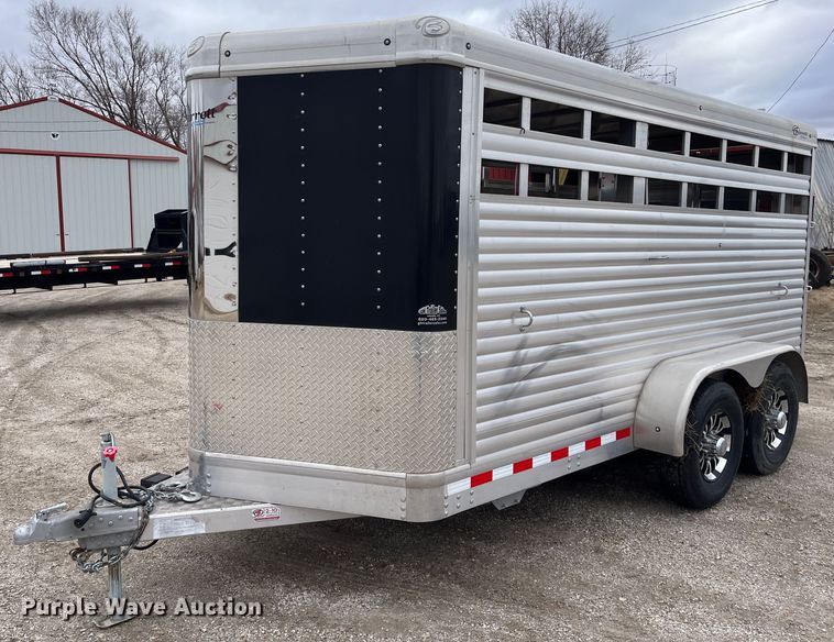 image for item DQ4111 2018 Barrett  livestock trailer