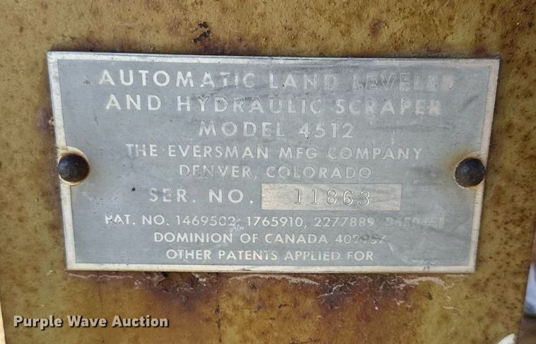 image for item DR5138 Eversman 4512  land leveler