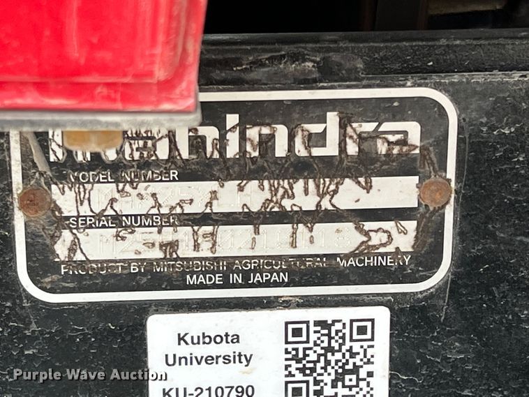 image for item DR5536 Mahindra MAX25XLH  MFWD tractor