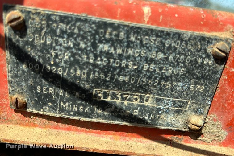 image for item DR5548 Belarus 925  MFWD tractor