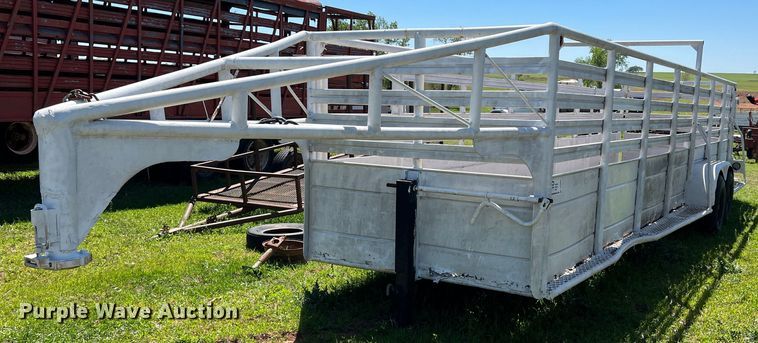 image for item DR5555 Shop built  livestock trailer