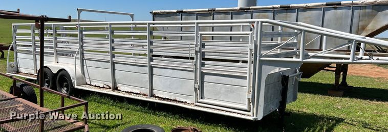 image for item DR5555 Shop built  livestock trailer