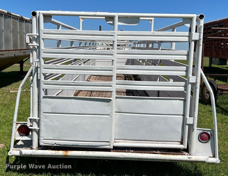image for item DR5555 Shop built  livestock trailer
