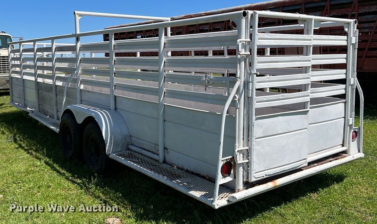 image for item DR5555 Shop built  livestock trailer