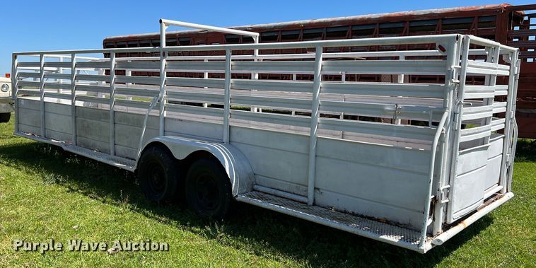 image for item DR5555 Shop built  livestock trailer