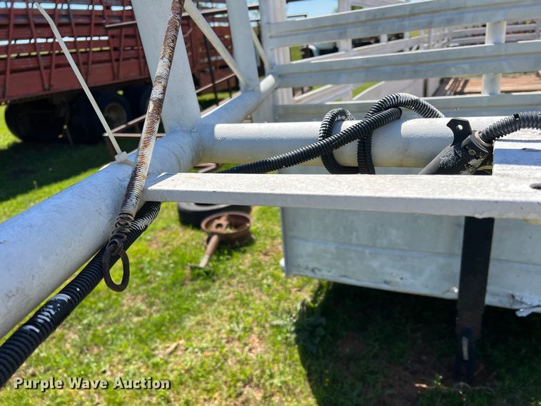 image for item DR5555 Shop built  livestock trailer