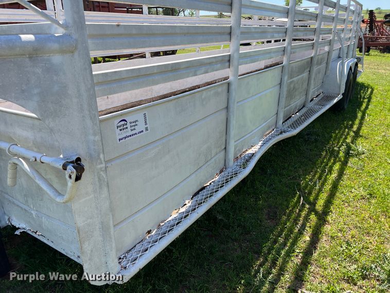 image for item DR5555 Shop built  livestock trailer