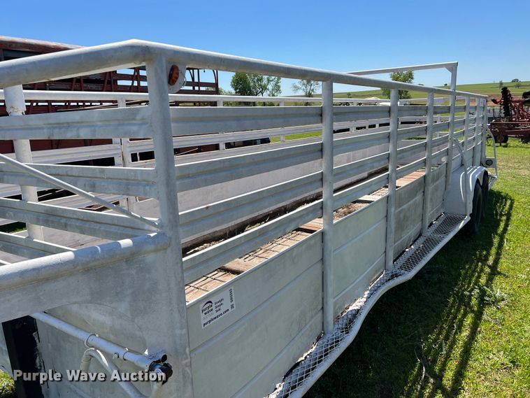 image for item DR5555 Shop built  livestock trailer