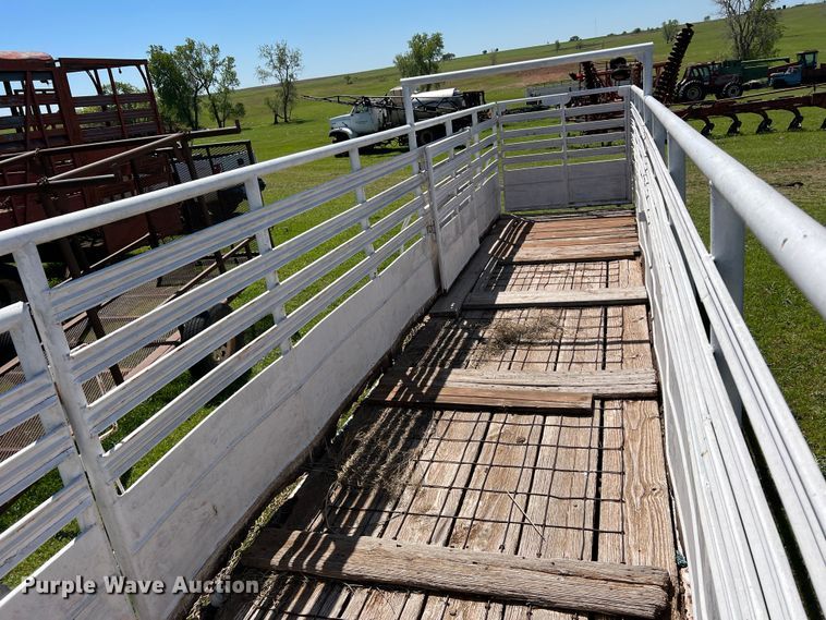 image for item DR5555 Shop built  livestock trailer