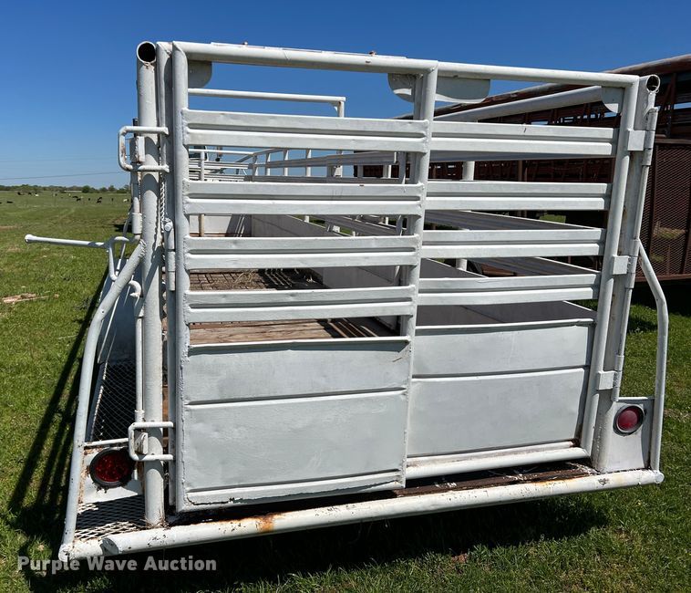 image for item DR5555 Shop built  livestock trailer