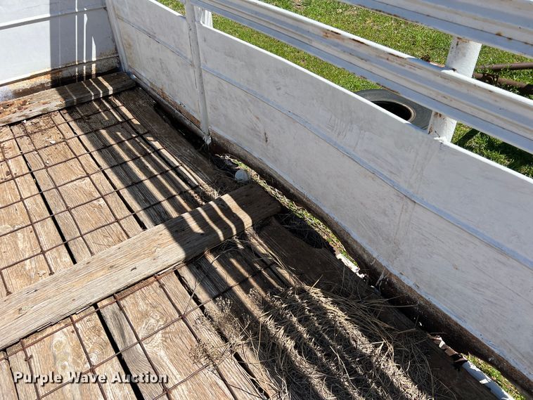 image for item DR5555 Shop built  livestock trailer