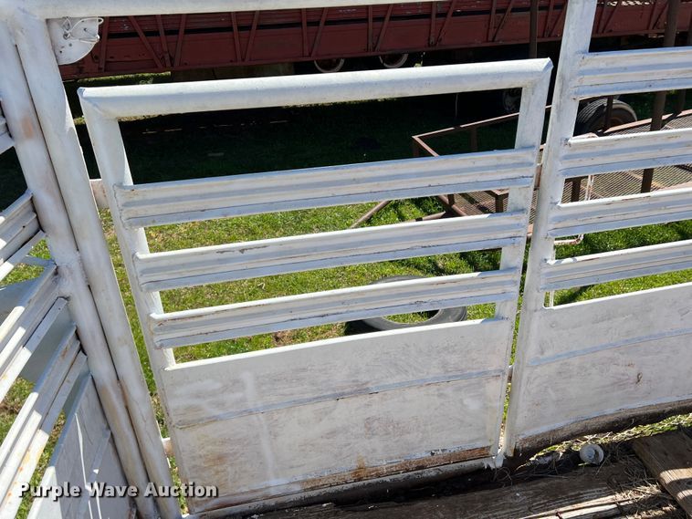 image for item DR5555 Shop built  livestock trailer