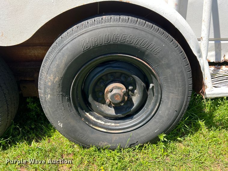 image for item DR5555 Shop built  livestock trailer