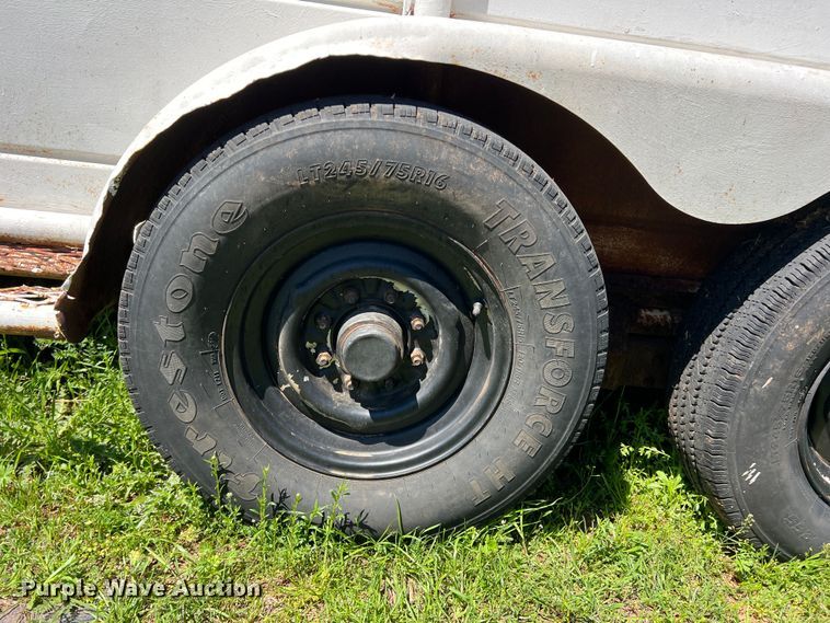 image for item DR5555 Shop built  livestock trailer