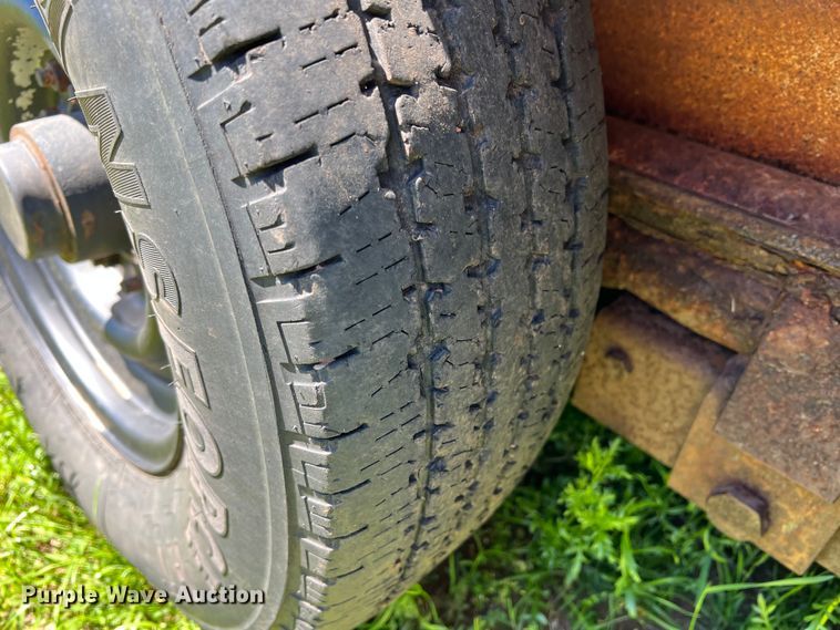 image for item DR5555 Shop built  livestock trailer